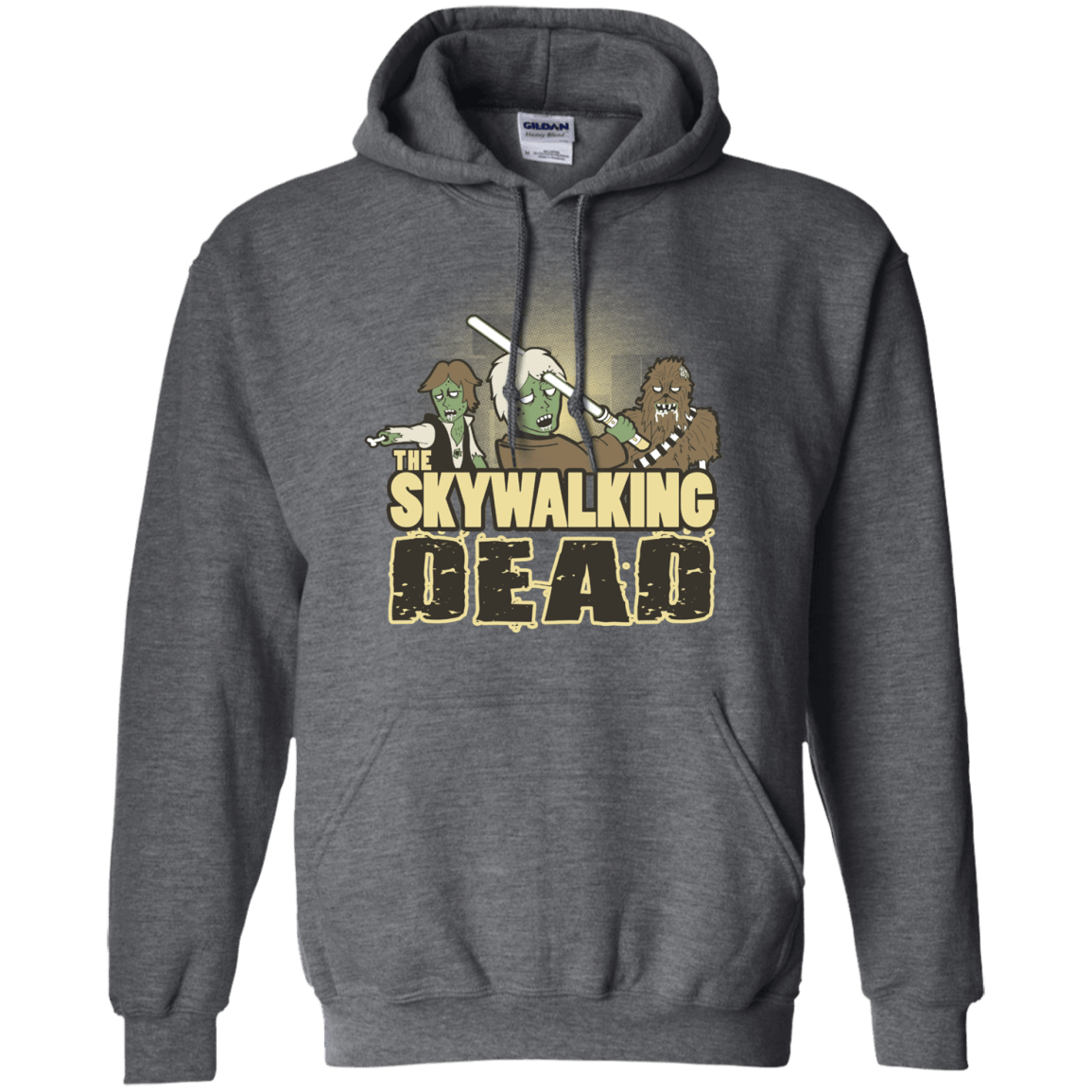 Sweatshirts Dark Heather / Small Skywalking Dead Pullover Hoodie