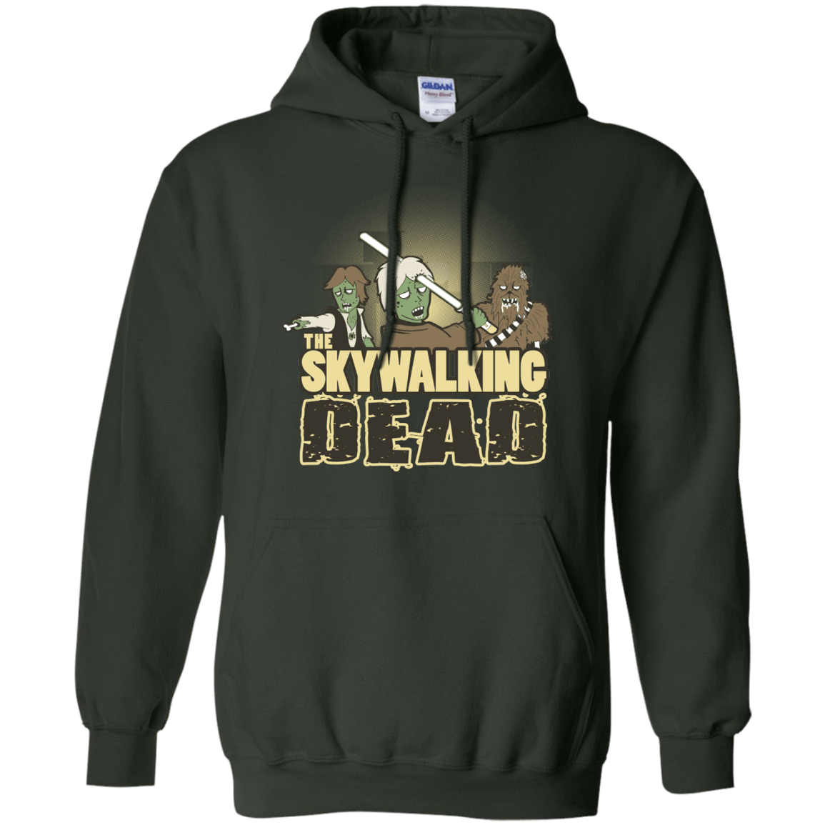 Sweatshirts Forest Green / Small Skywalking Dead Pullover Hoodie