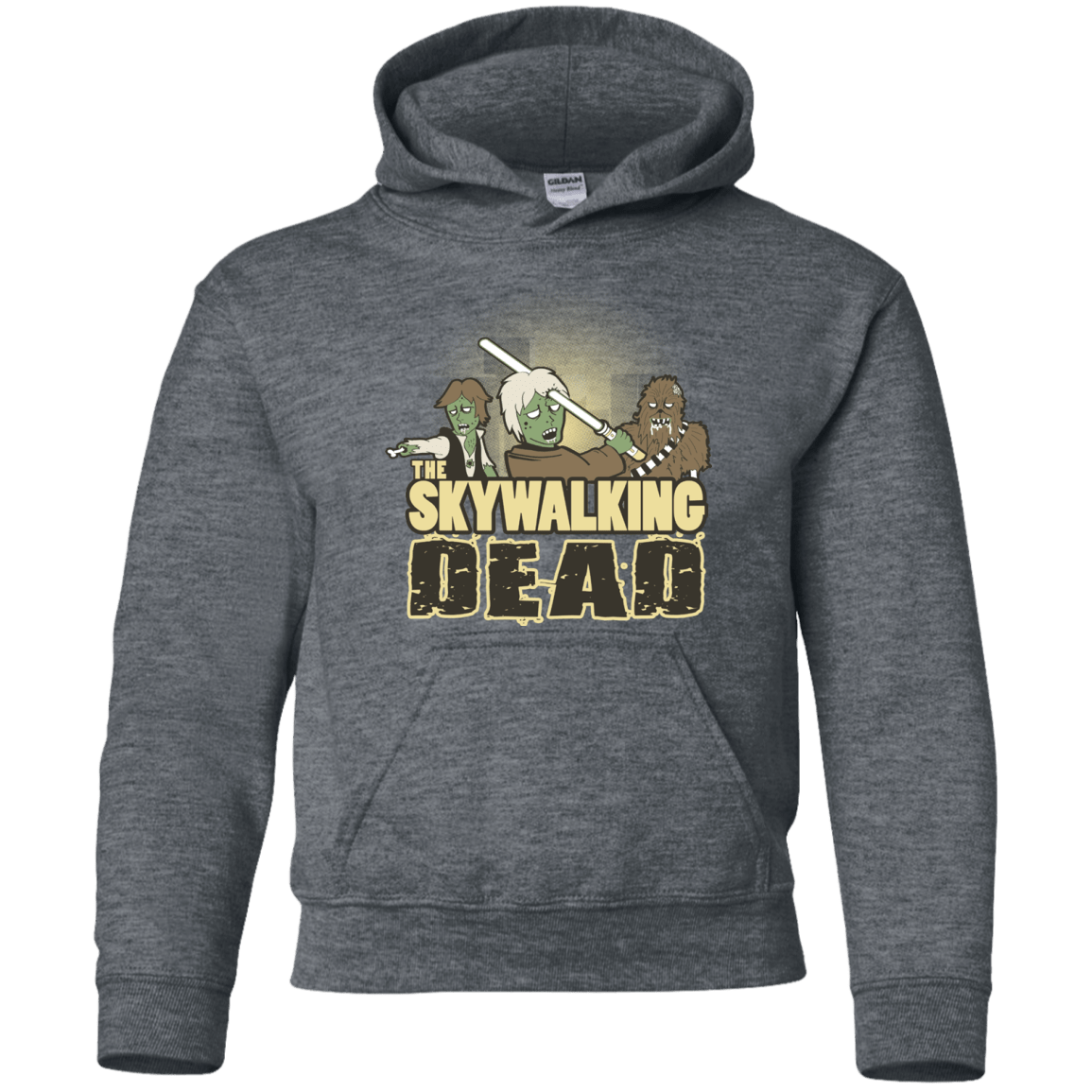 Sweatshirts Dark Heather / YS Skywalking Dead Youth Hoodie