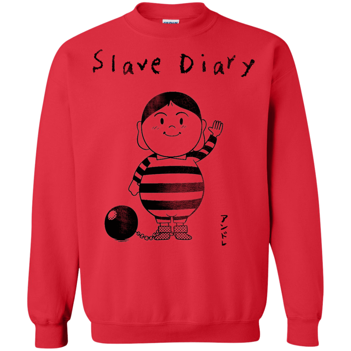 Sweatshirts Red / S Slave Diary Crewneck Sweatshirt