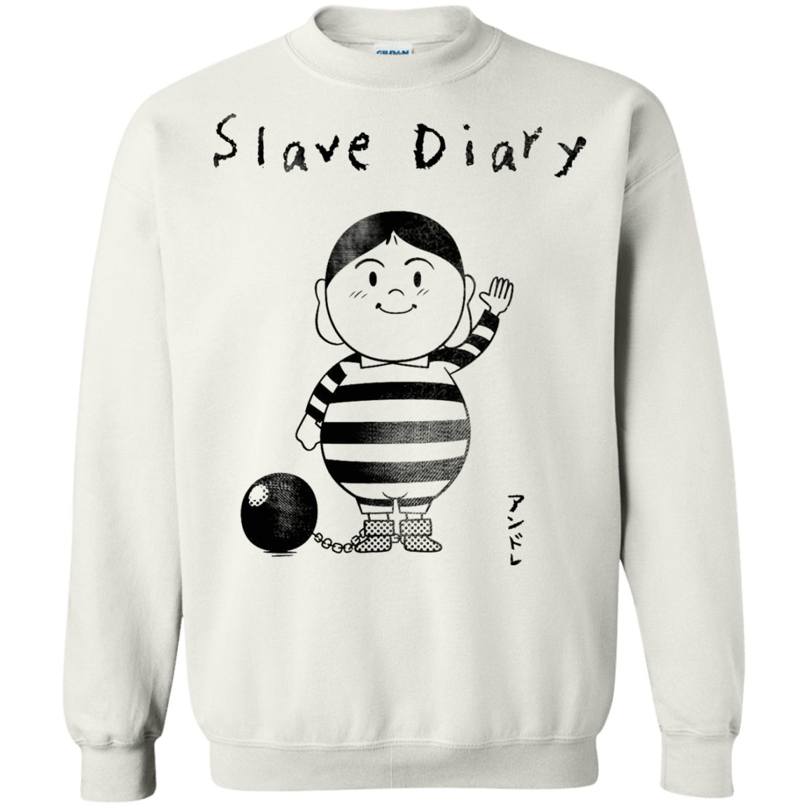 Sweatshirts White / S Slave Diary Crewneck Sweatshirt