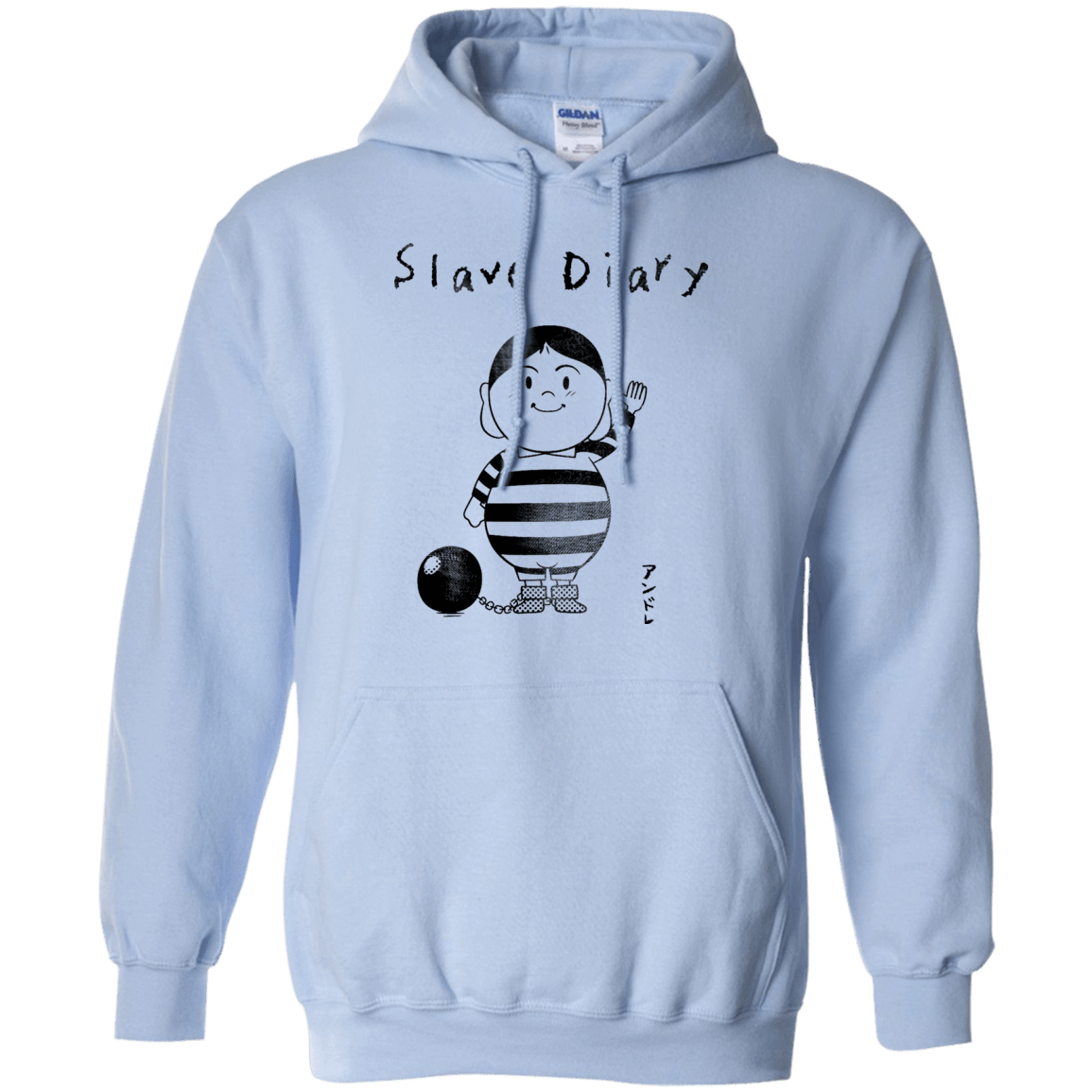 Sweatshirts Light Blue / S Slave Diary Pullover Hoodie
