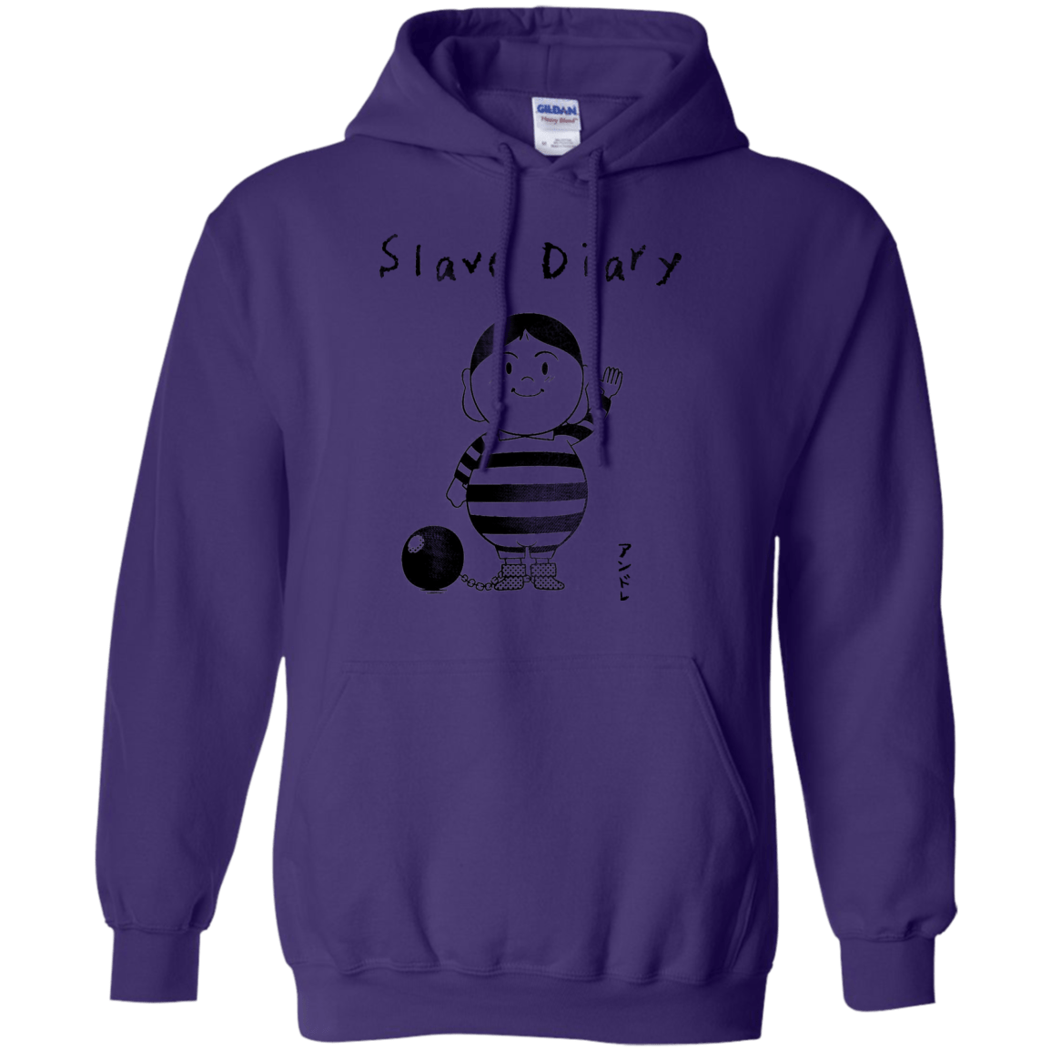 Sweatshirts Purple / S Slave Diary Pullover Hoodie