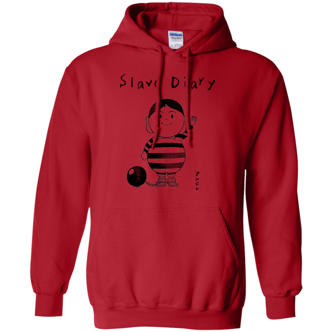 Sweatshirts Red / S Slave Diary Pullover Hoodie