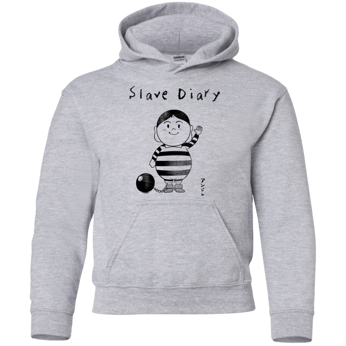 Sweatshirts Sport Grey / YS Slave Diary Youth Hoodie