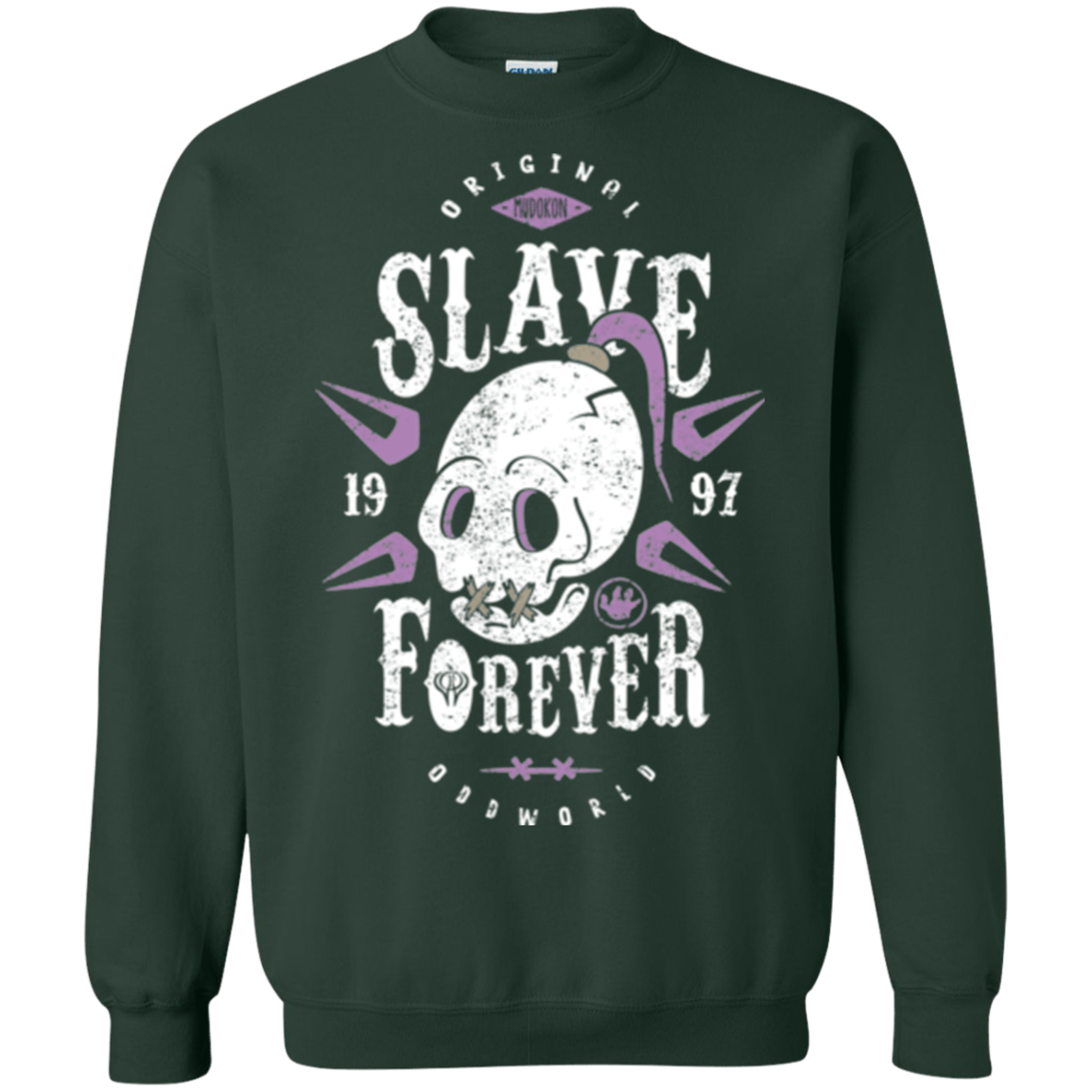 Sweatshirts Forest Green / Small Slave Forever Crewneck Sweatshirt