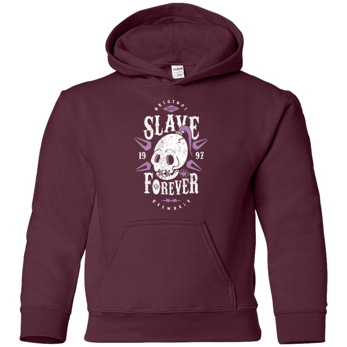 Sweatshirts Maroon / YS Slave Forever Youth Hoodie