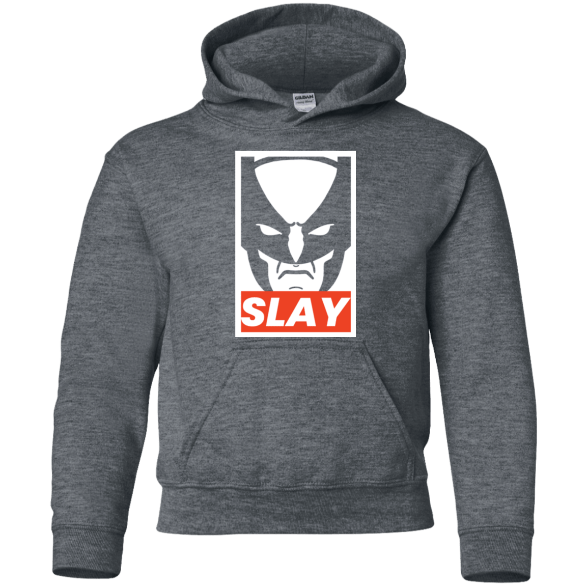 Sweatshirts Dark Heather / YS SLAY Youth Hoodie