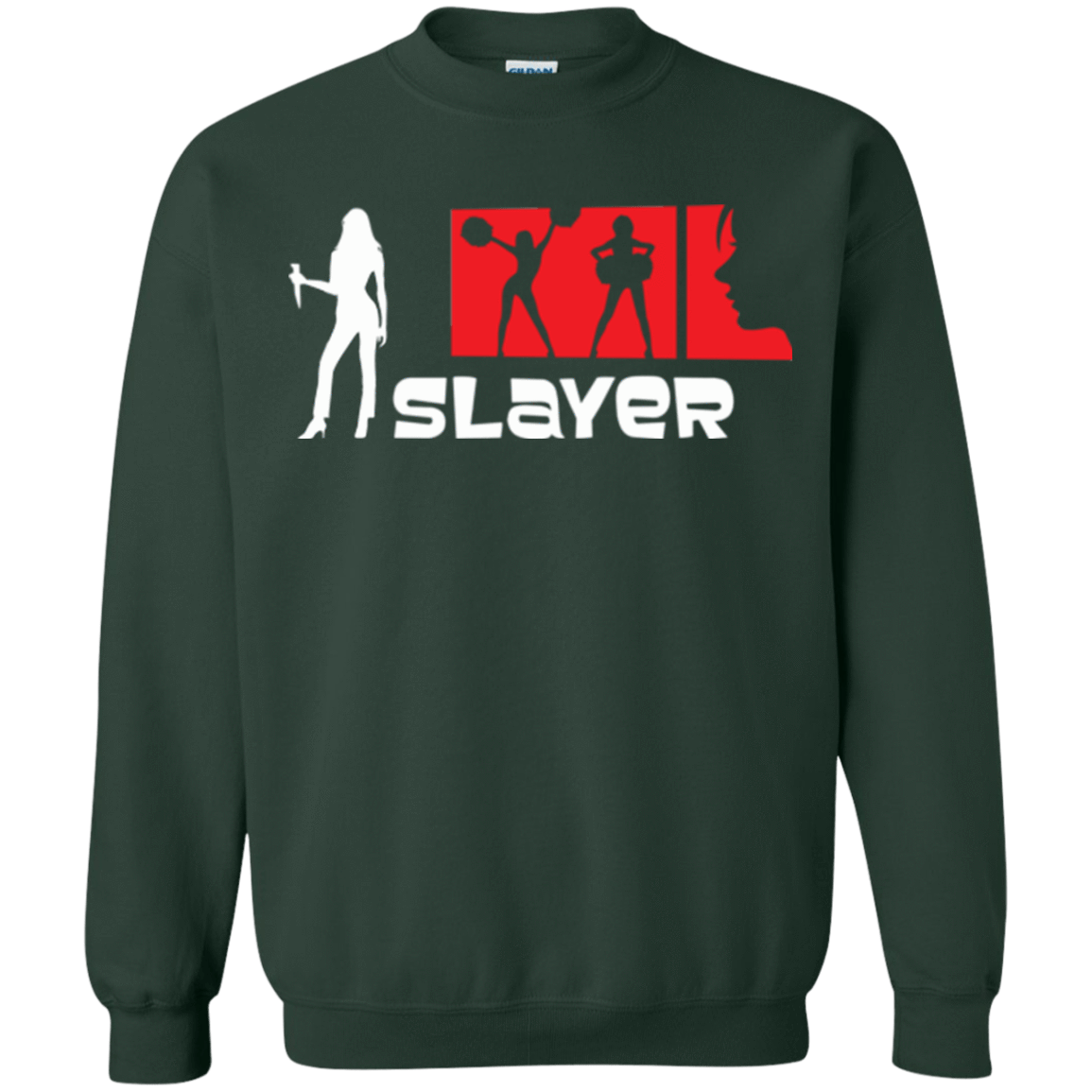 Sweatshirts Forest Green / Small Slayer Crewneck Sweatshirt