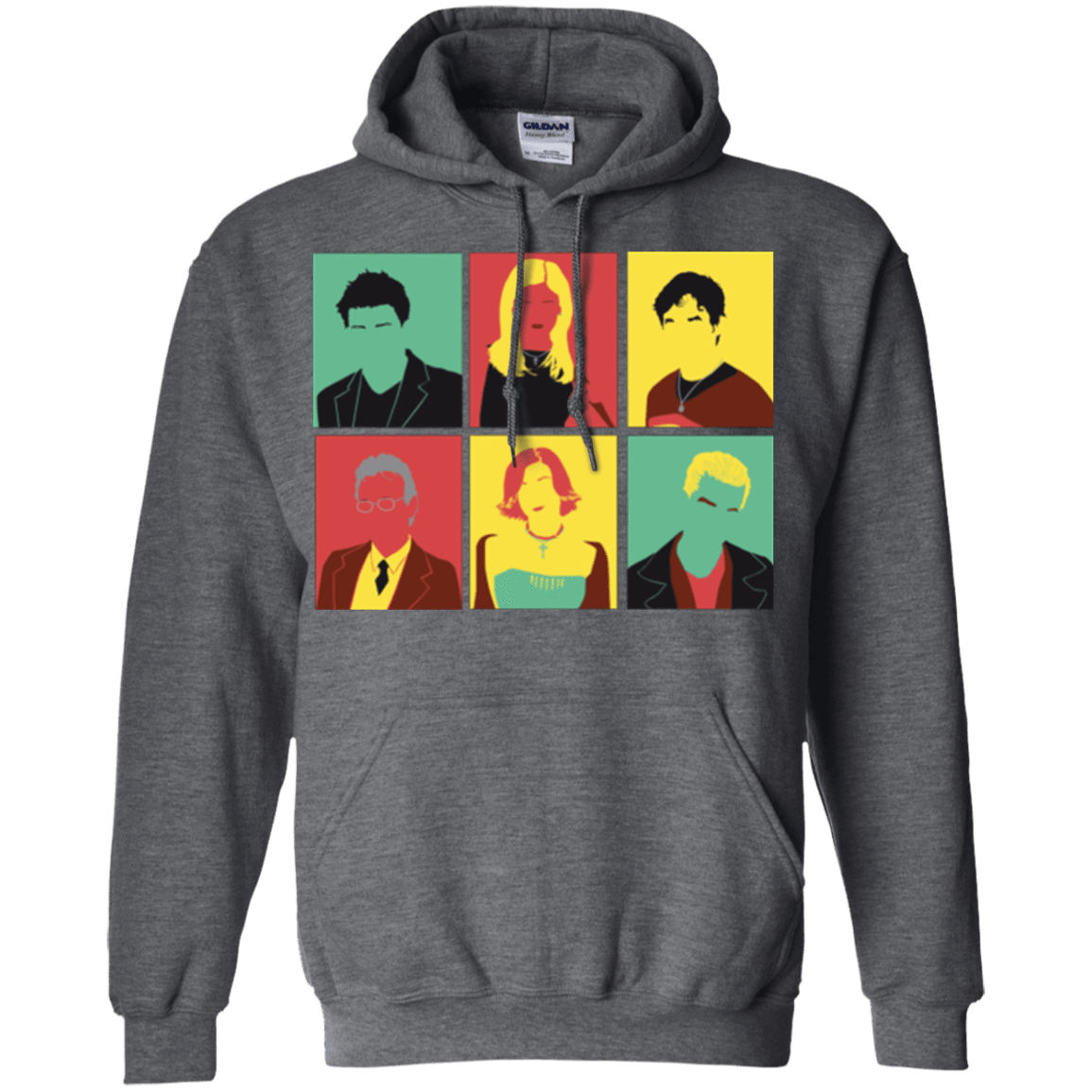 Sweatshirts Dark Heather / Small Slayer pop Pullover Hoodie