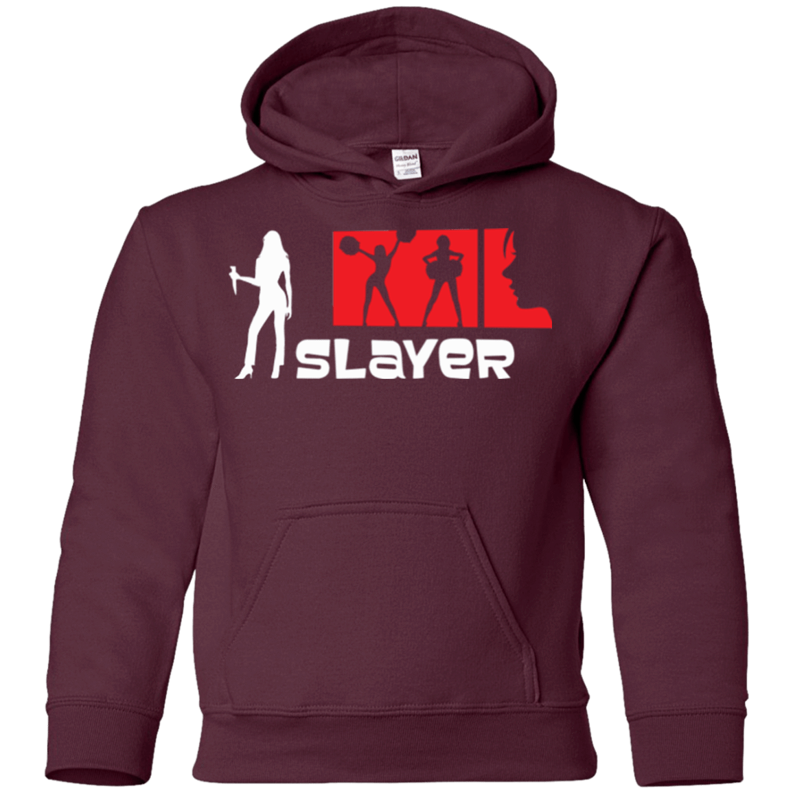 Sweatshirts Maroon / YS Slayer Youth Hoodie