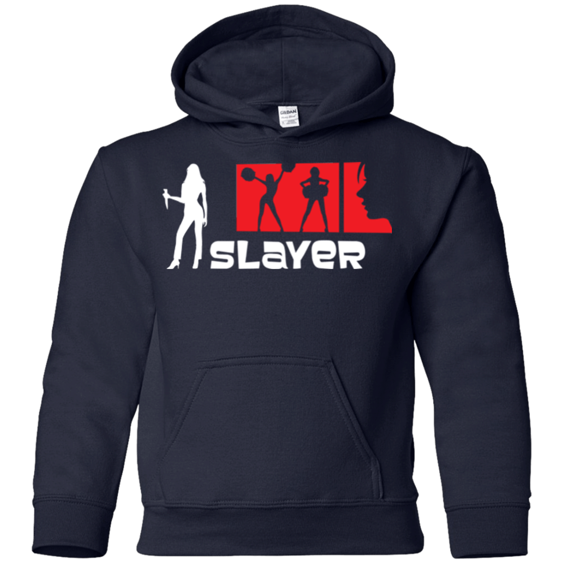 Sweatshirts Navy / YS Slayer Youth Hoodie