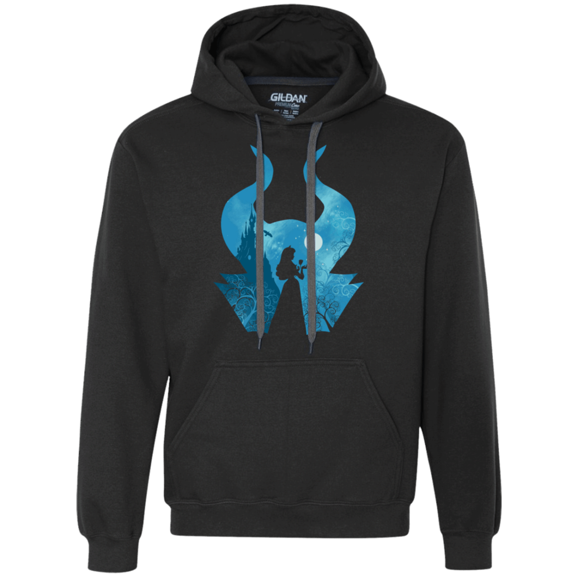 Sweatshirts Black / S Sleeping Portrait Premium Fleece Hoodie