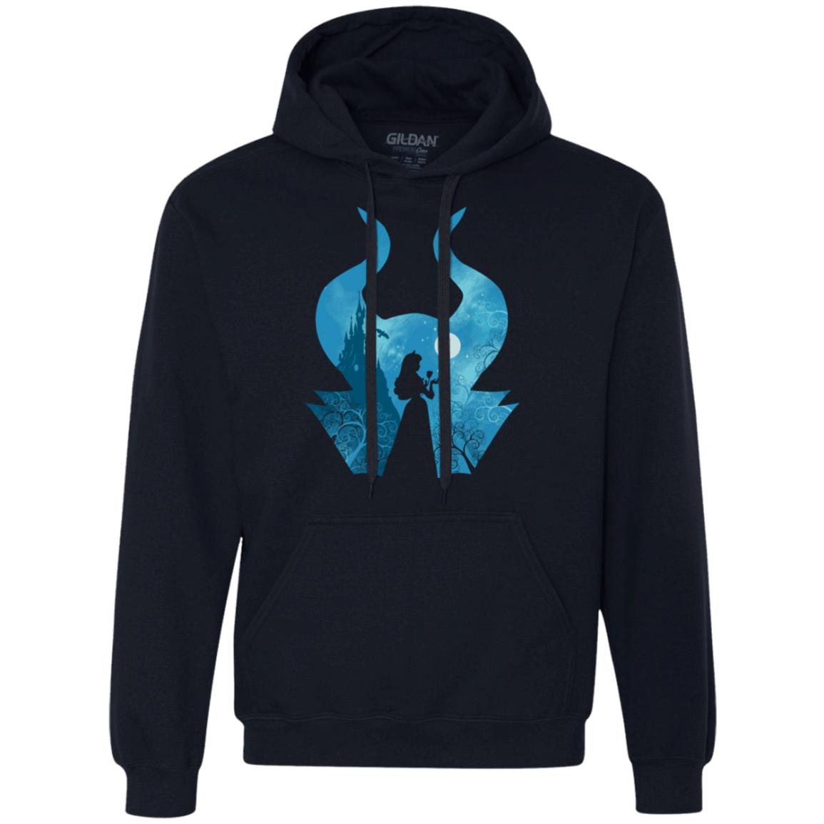 Sweatshirts Navy / S Sleeping Portrait Premium Fleece Hoodie