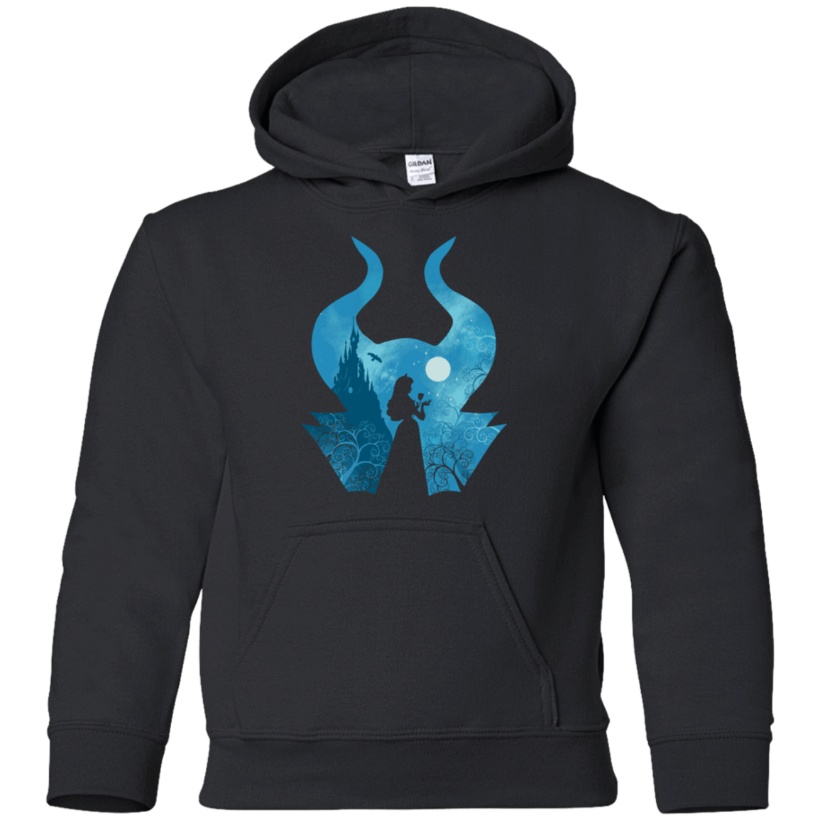 Sweatshirts Black / YS Sleeping Portrait Youth Hoodie