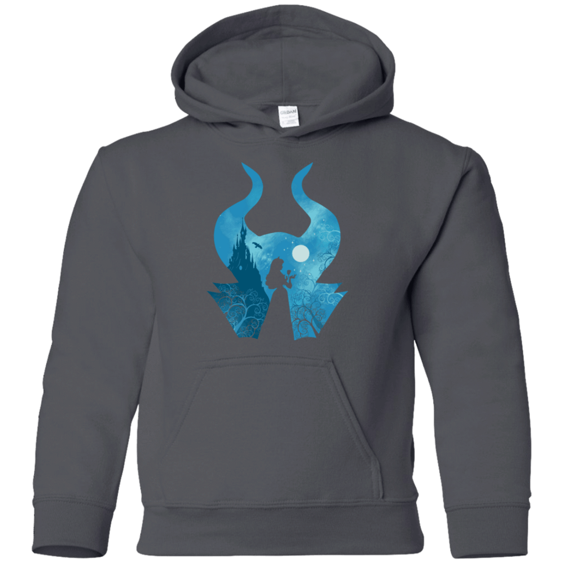 Sweatshirts Charcoal / YS Sleeping Portrait Youth Hoodie