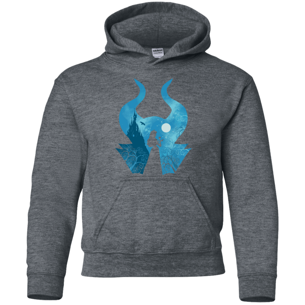 Sweatshirts Dark Heather / YS Sleeping Portrait Youth Hoodie