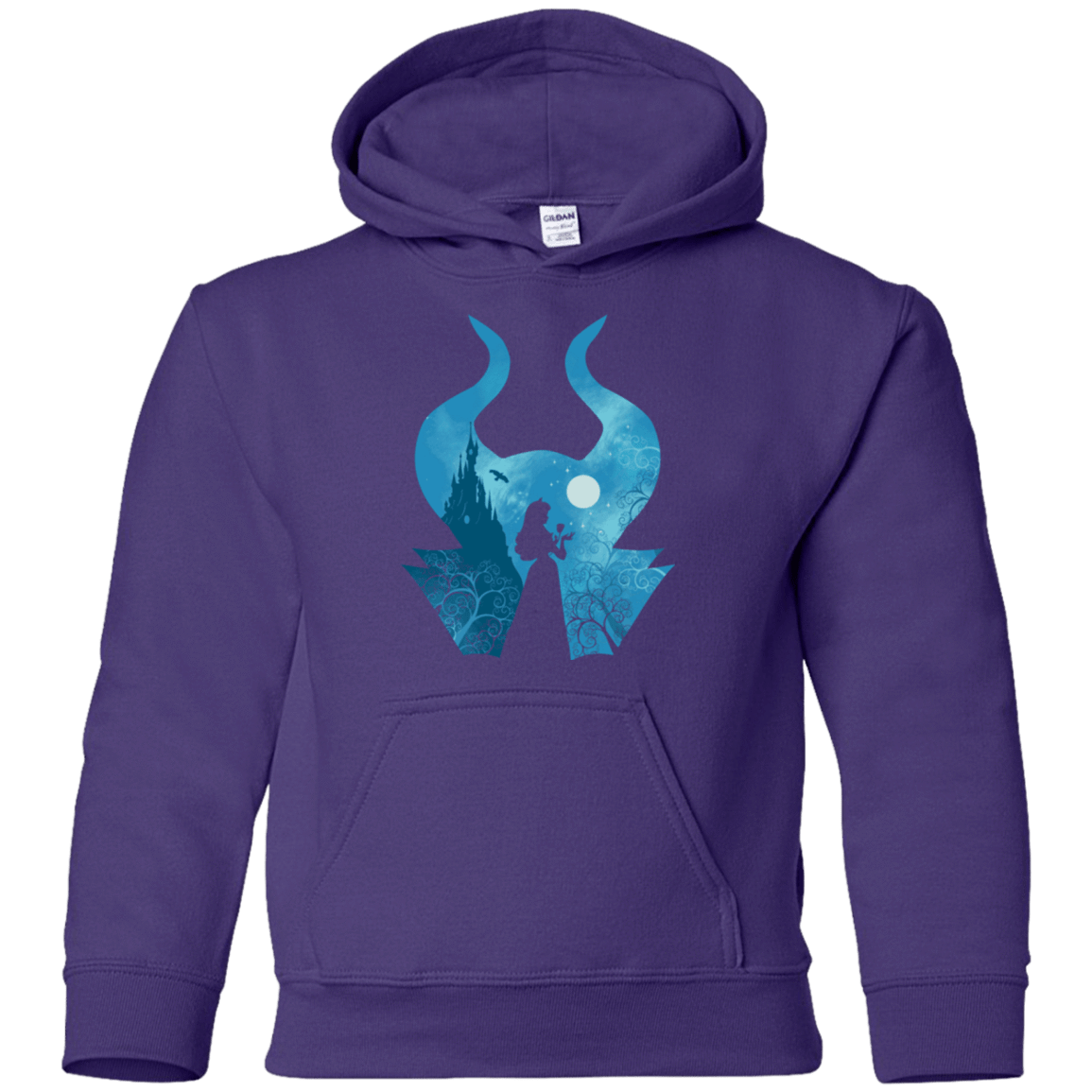 Sweatshirts Purple / YS Sleeping Portrait Youth Hoodie