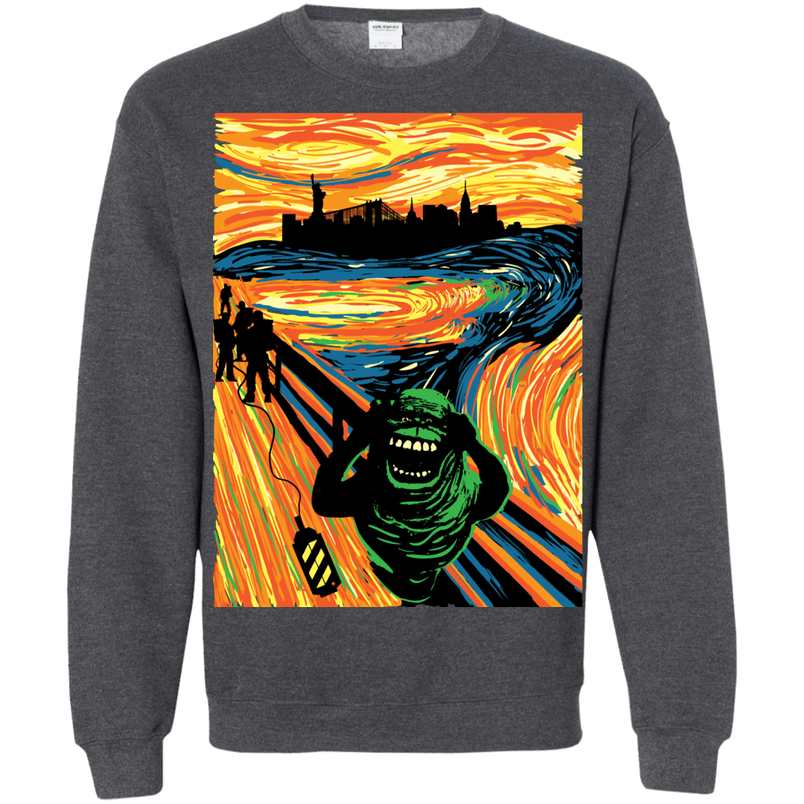 Sweatshirts Dark Heather / S Slimer's Scream Crewneck Sweatshirt