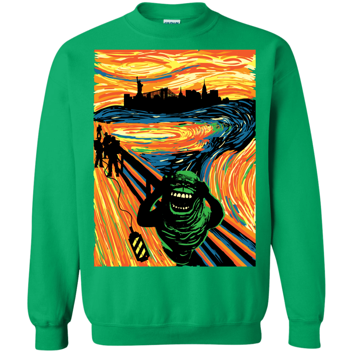 Sweatshirts Irish Green / S Slimer's Scream Crewneck Sweatshirt
