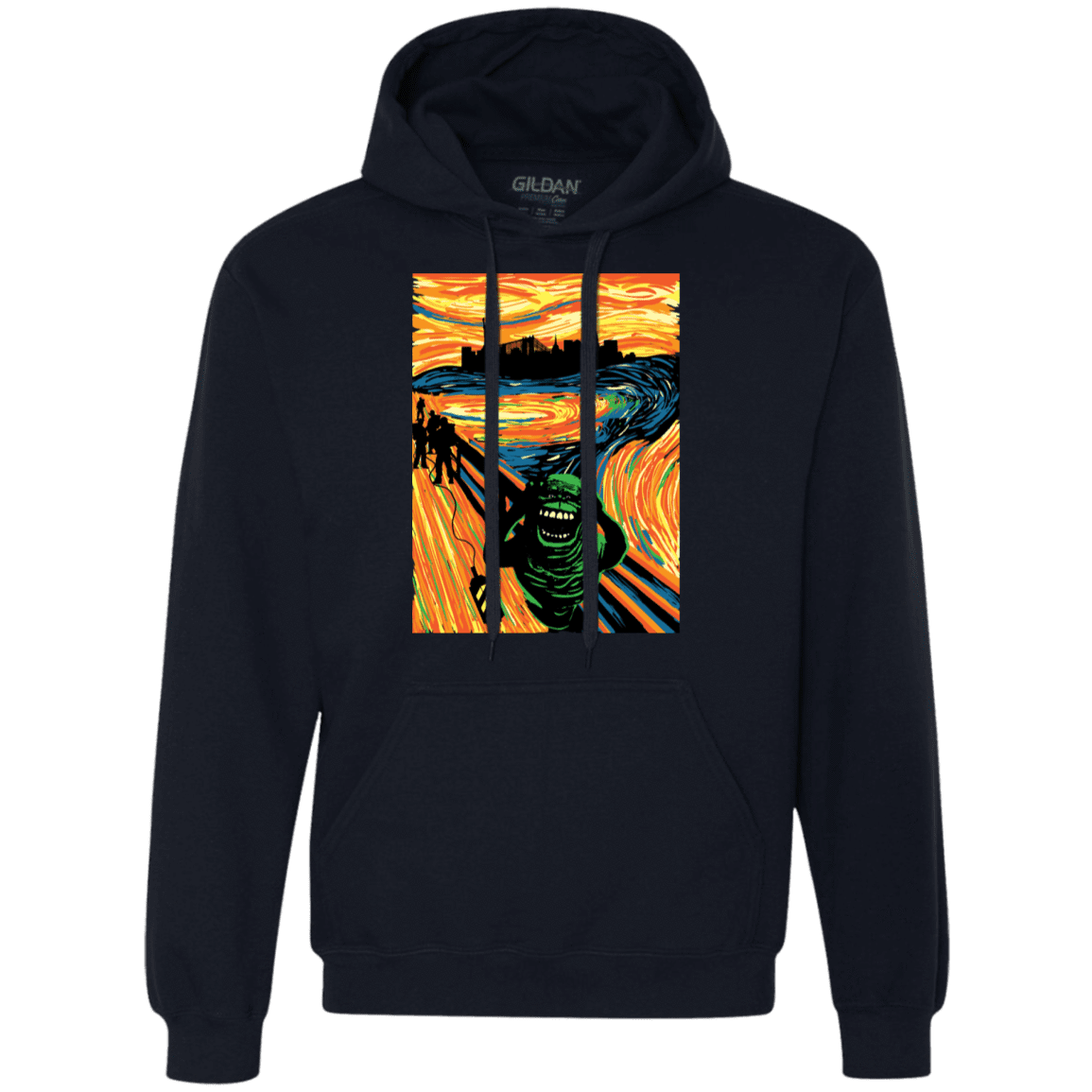 Sweatshirts Navy / S Slimer's Scream Premium Fleece Hoodie