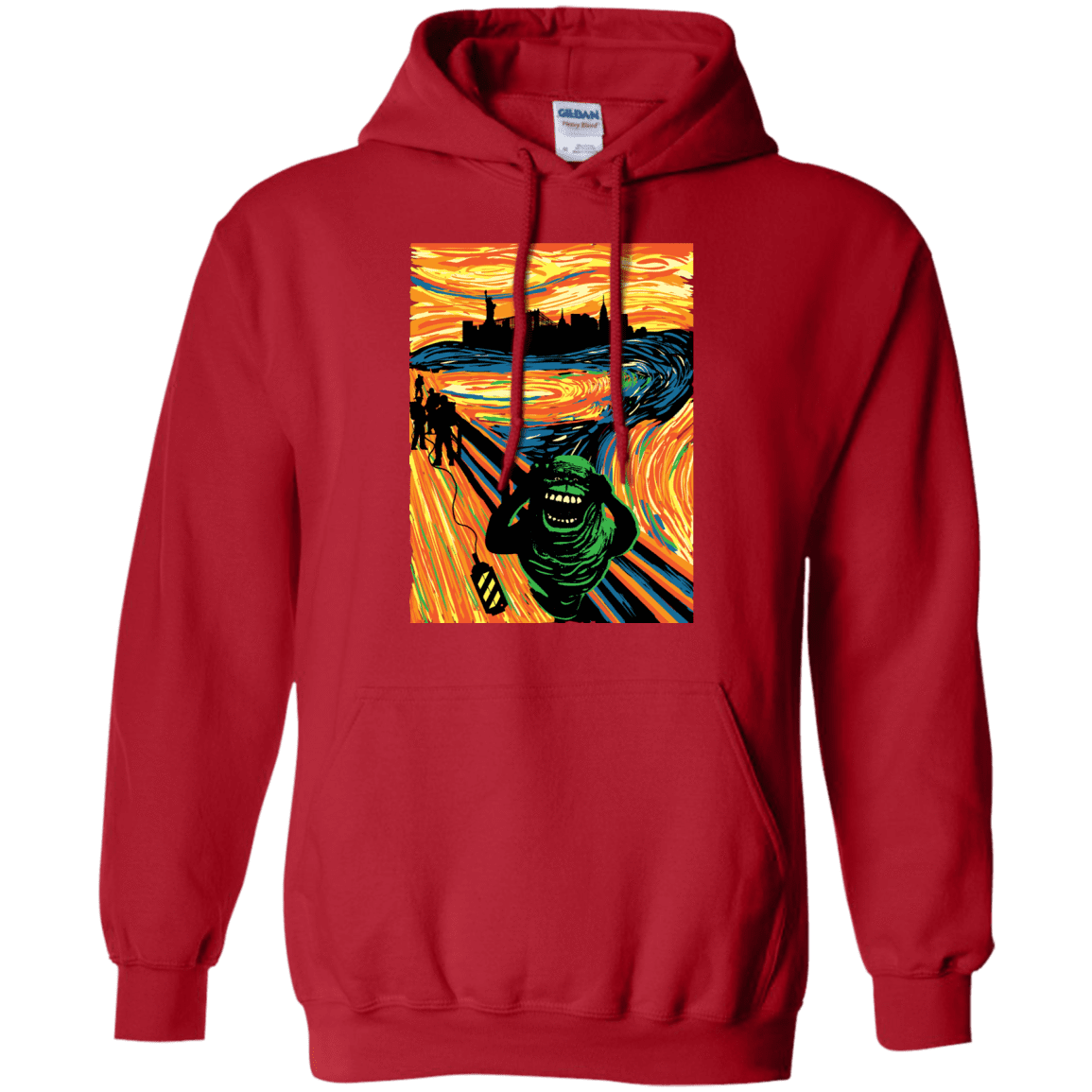 Sweatshirts Red / S Slimer's Scream Pullover Hoodie
