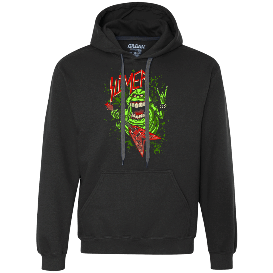 Sweatshirts Black / Small Slimer Thrashin Mad Premium Fleece Hoodie