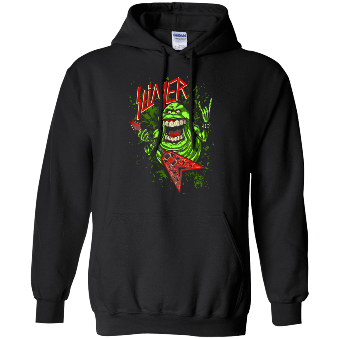 Sweatshirts Black / Small Slimer Thrashin Mad Pullover Hoodie