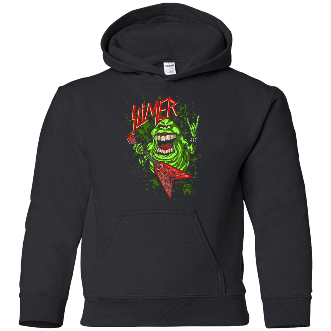 Sweatshirts Black / YS Slimer Thrashin Mad Youth Hoodie