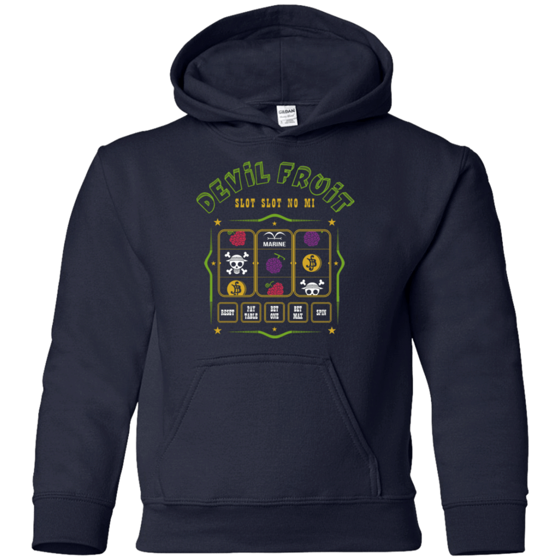Sweatshirts Navy / YS Slot slot Youth Hoodie