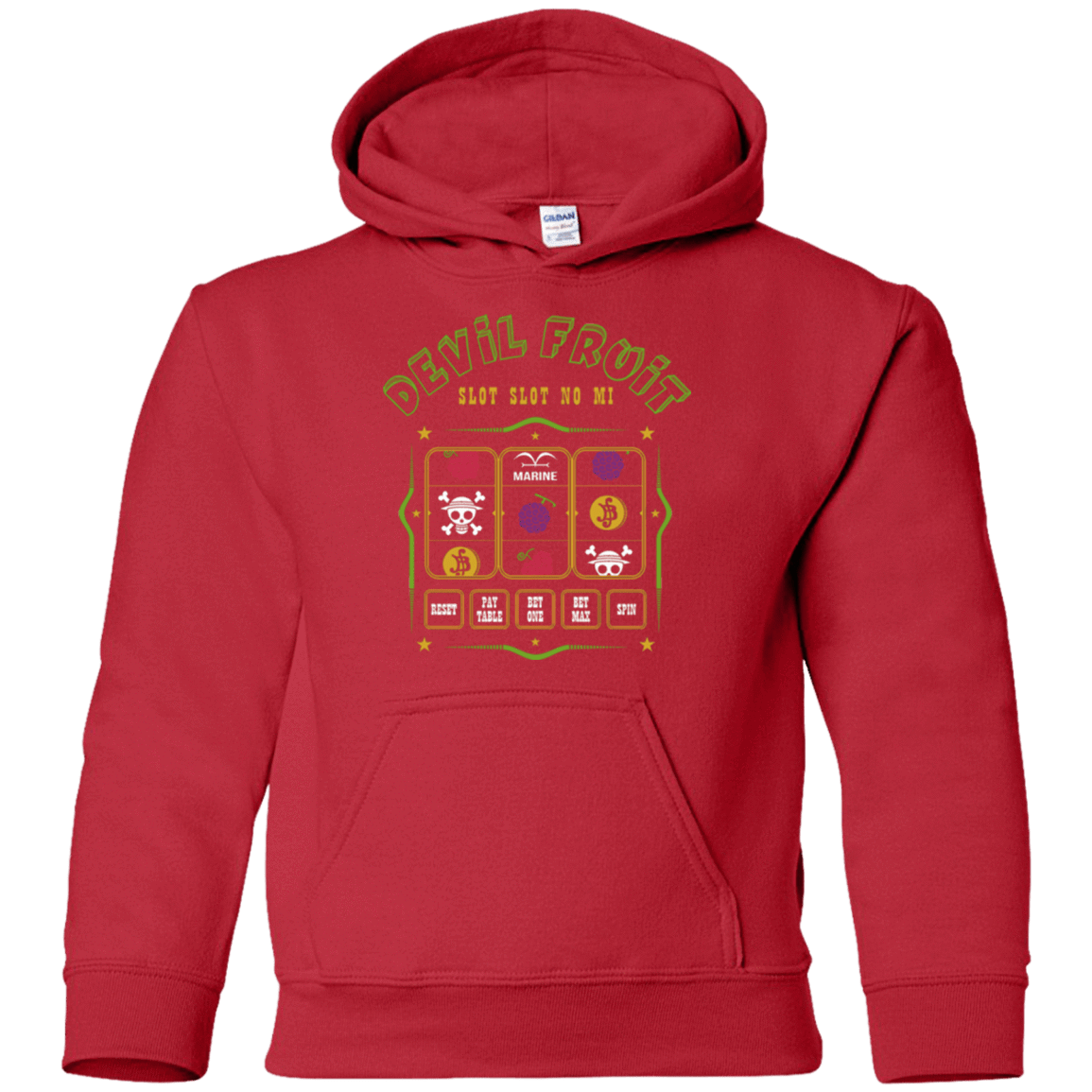 Sweatshirts Red / YS Slot slot Youth Hoodie