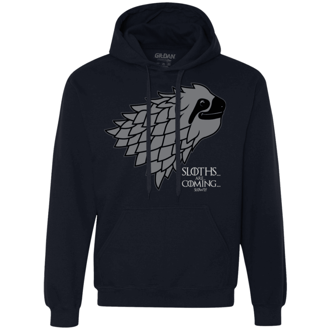 Sweatshirts Navy / S Sloths.. are.. co.. Premium Fleece Hoodie