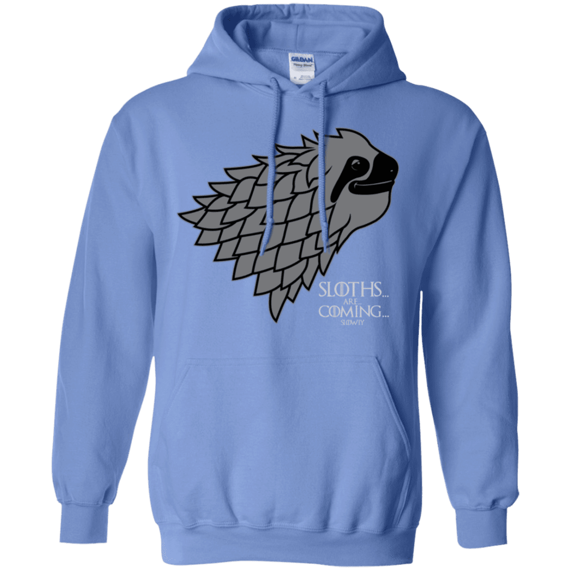 Sweatshirts Carolina Blue / S Sloths.. are.. co.. Pullover Hoodie
