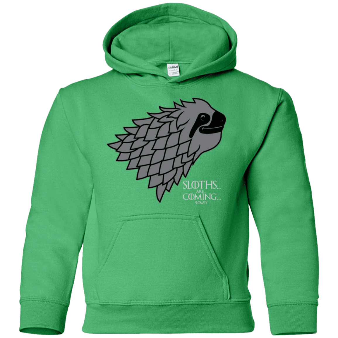 Sweatshirts Irish Green / YS Sloths.. are.. co.. Youth Hoodie