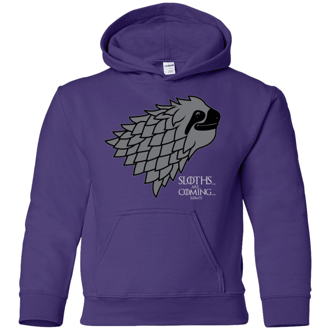 Sweatshirts Purple / YS Sloths.. are.. co.. Youth Hoodie