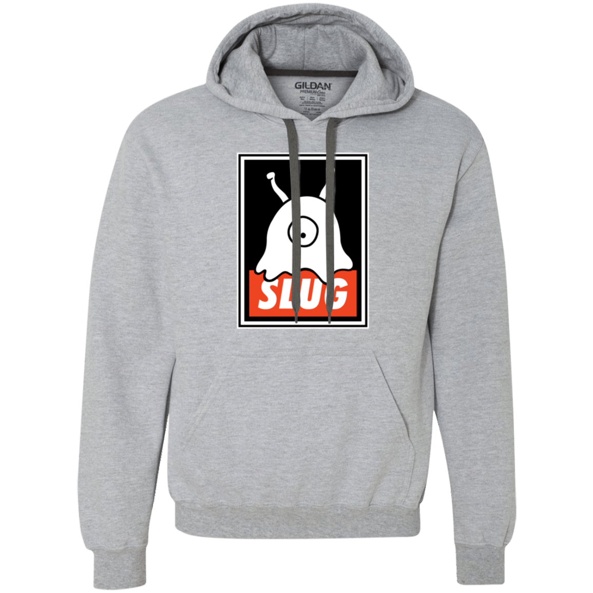 Sweatshirts Sport Grey / Small Slug Premium Fleece Hoodie