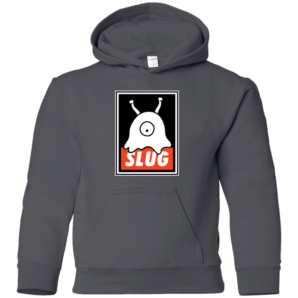 Sweatshirts Charcoal / YS Slug Youth Hoodie