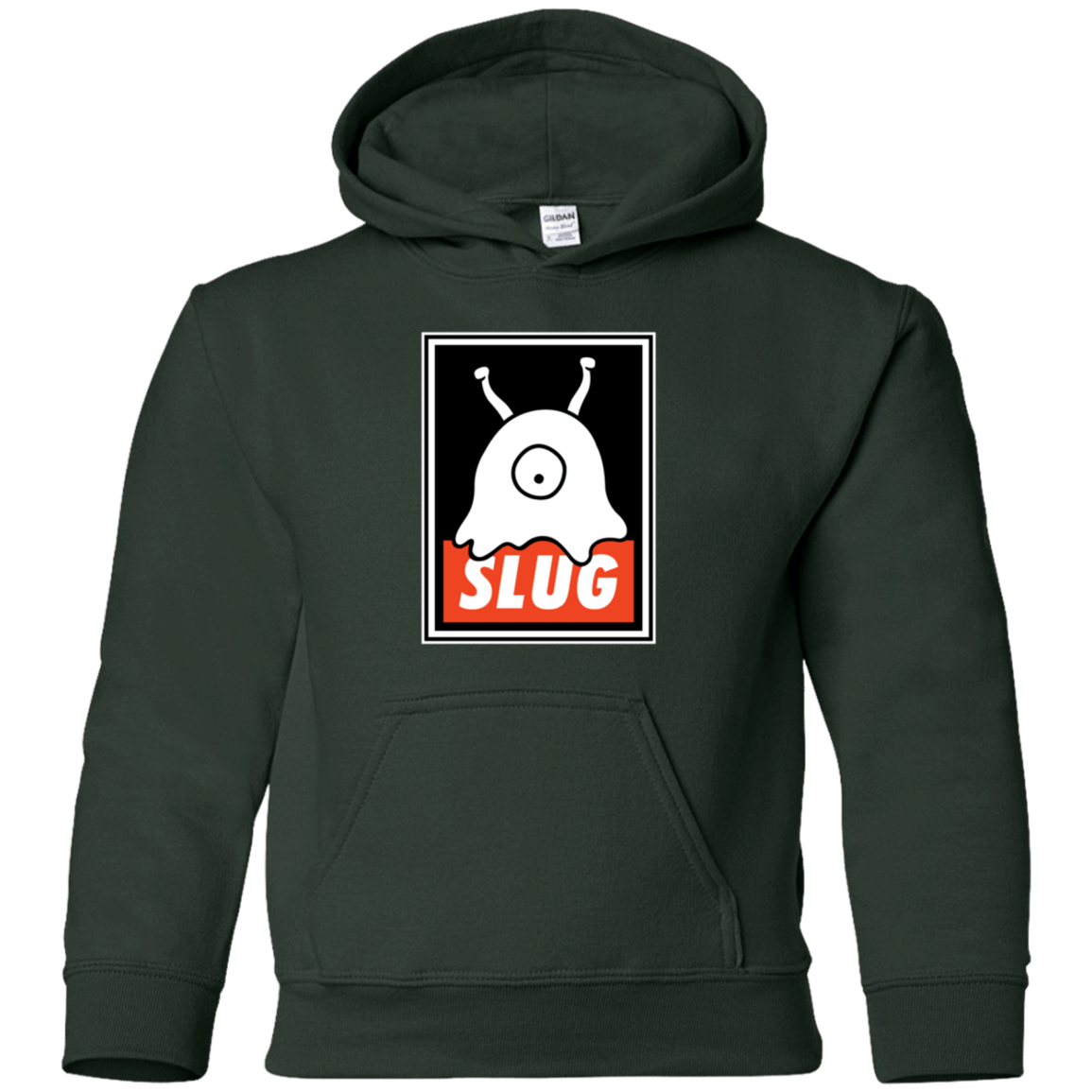 Sweatshirts Forest Green / YS Slug Youth Hoodie
