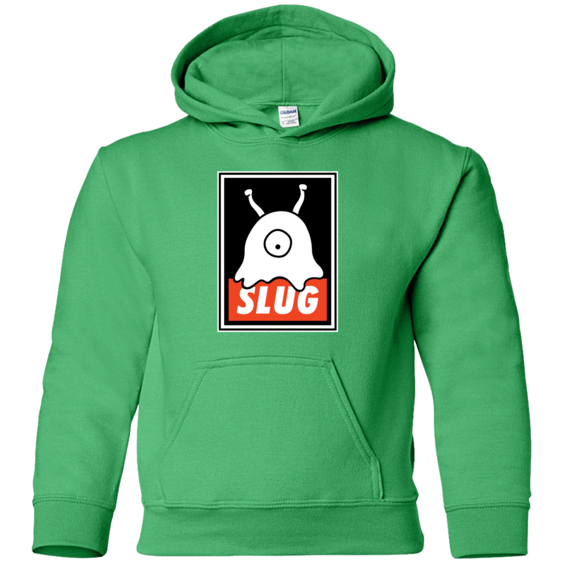 Sweatshirts Irish Green / YS Slug Youth Hoodie