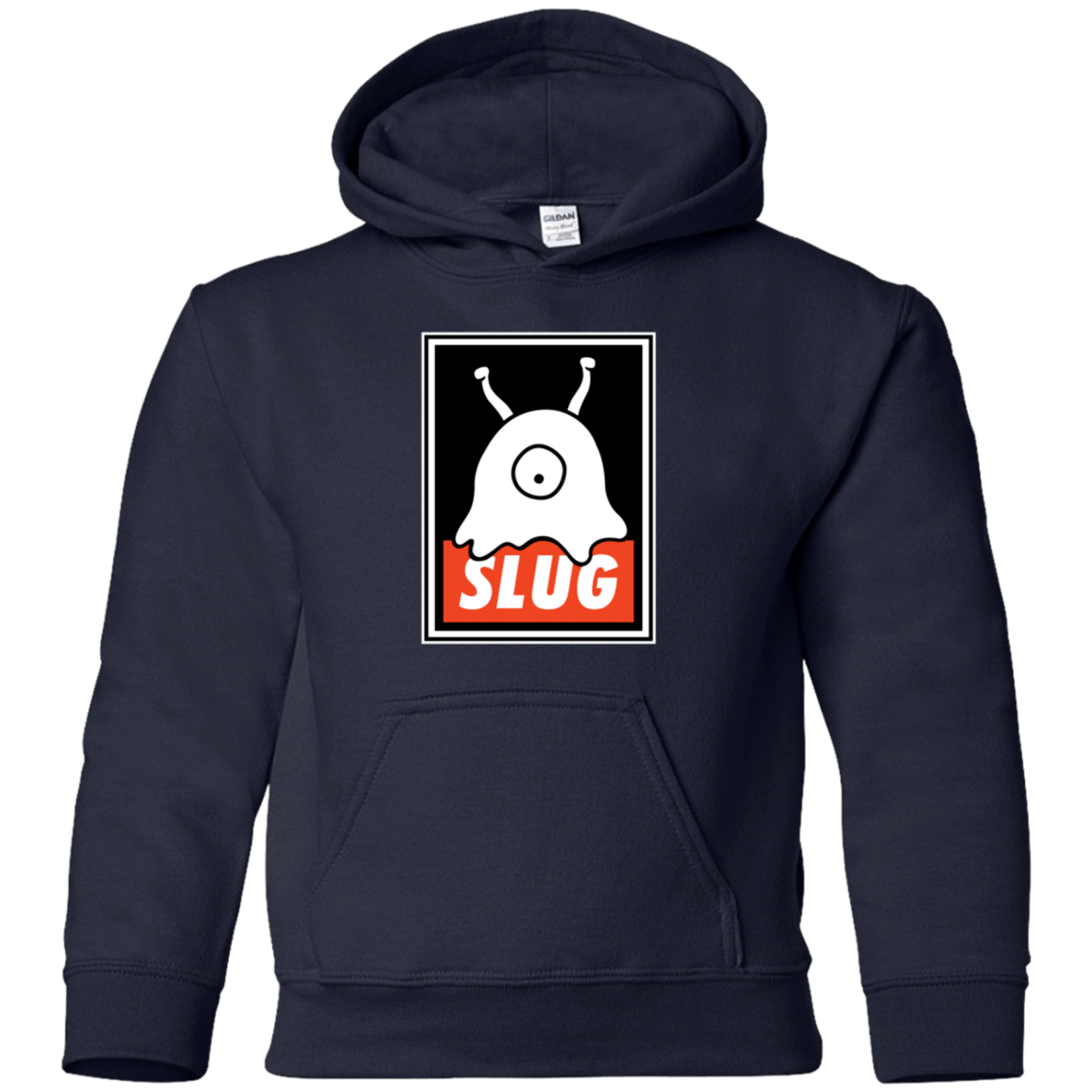 Sweatshirts Navy / YS Slug Youth Hoodie