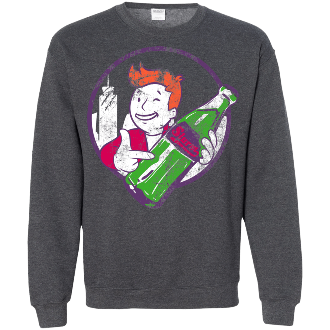 Sweatshirts Dark Heather / Small Slurm Cola Crewneck Sweatshirt