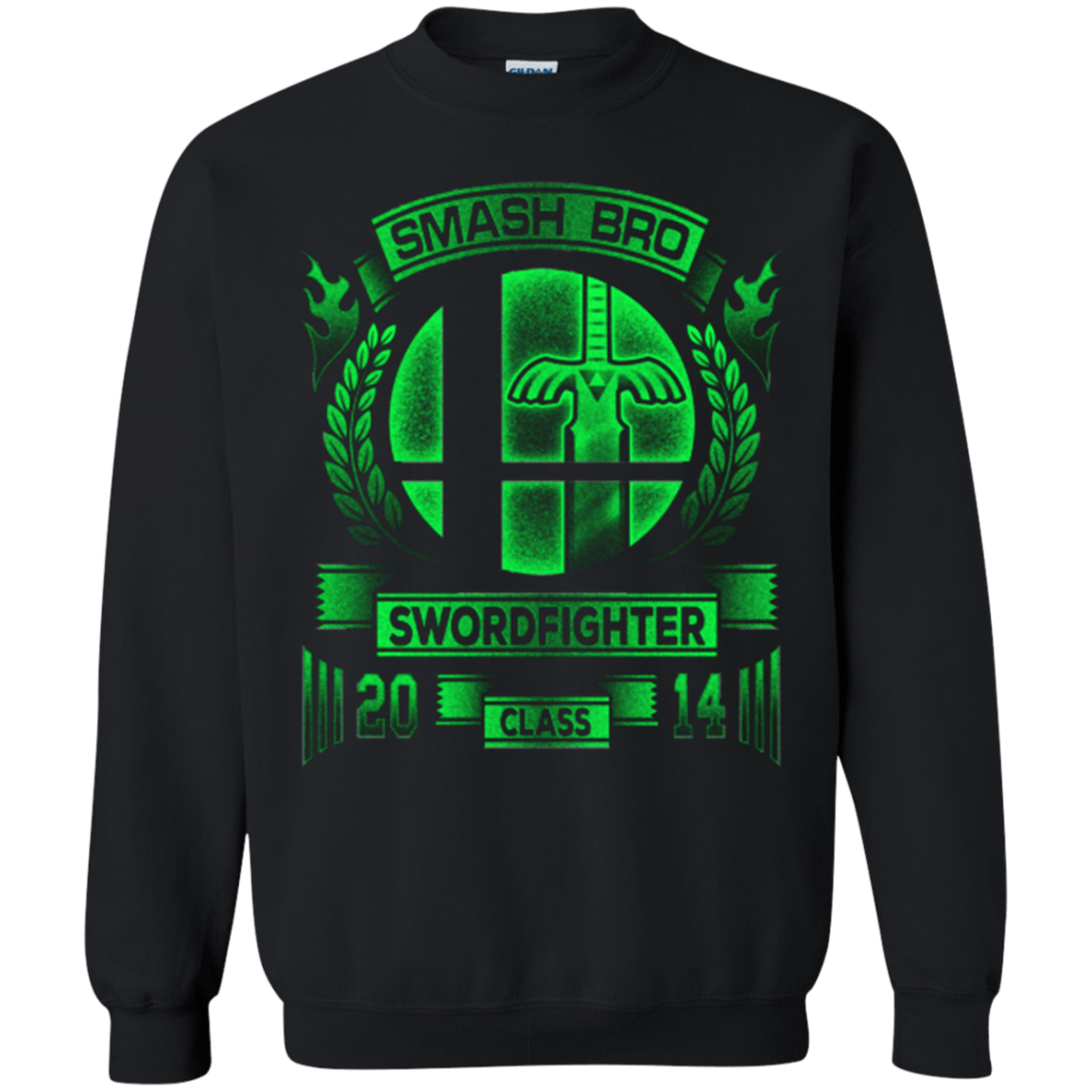 Sweatshirts Black / Small Smash bros Swordfighter Crewneck Sweatshirt
