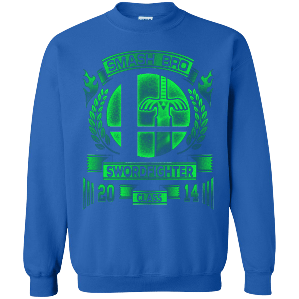 Sweatshirts Royal / Small Smash bros Swordfighter Crewneck Sweatshirt