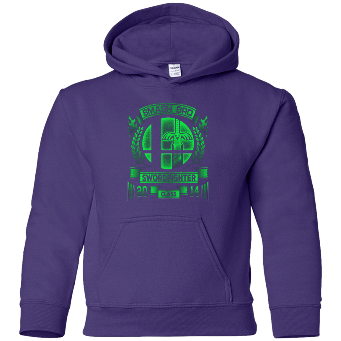Sweatshirts Purple / YS Smash bros Swordfighter Youth Hoodie