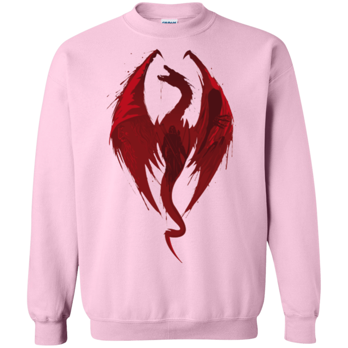 Sweatshirts Light Pink / Small Smaug's Bane Crewneck Sweatshirt
