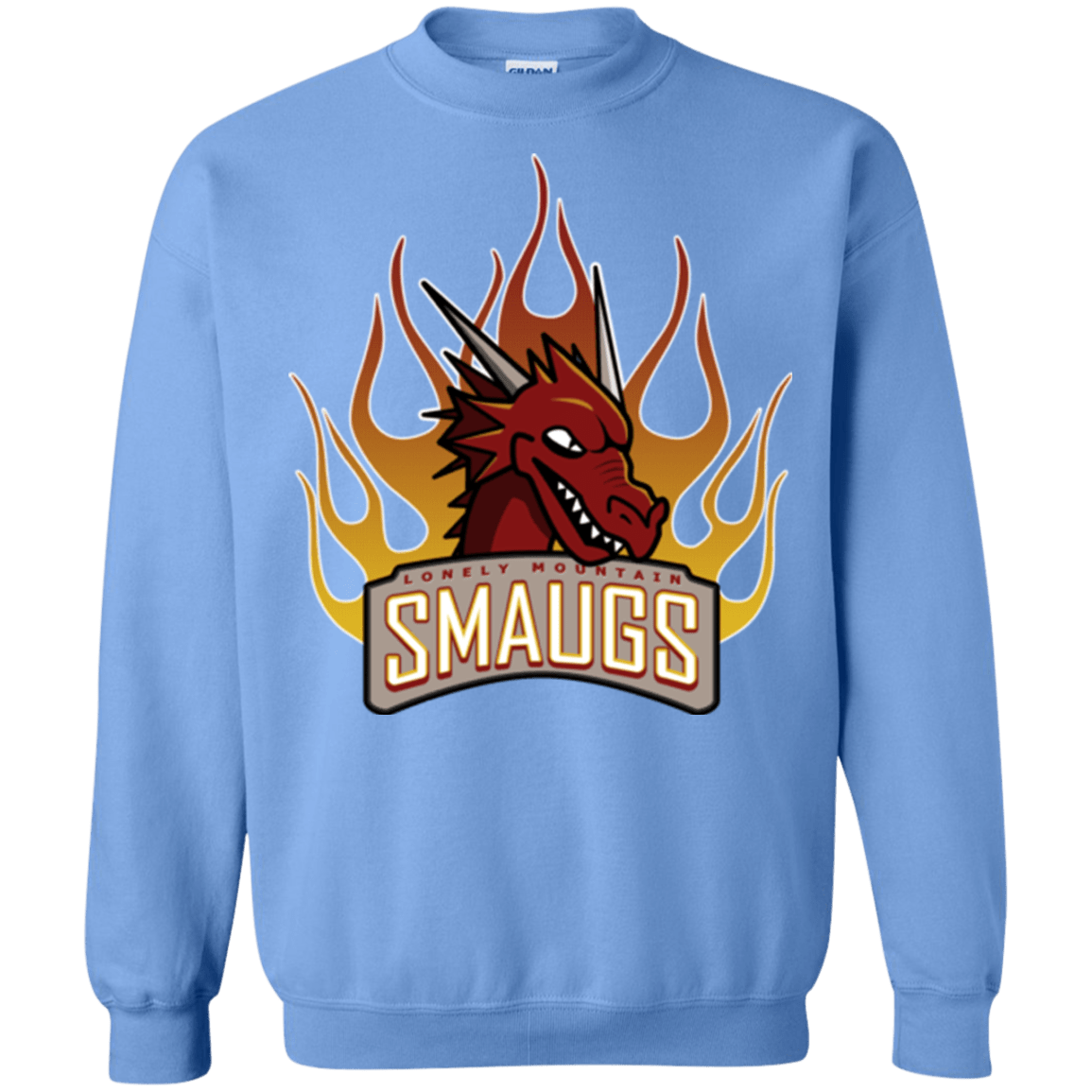Sweatshirts Carolina Blue / Small Smaugs Crewneck Sweatshirt
