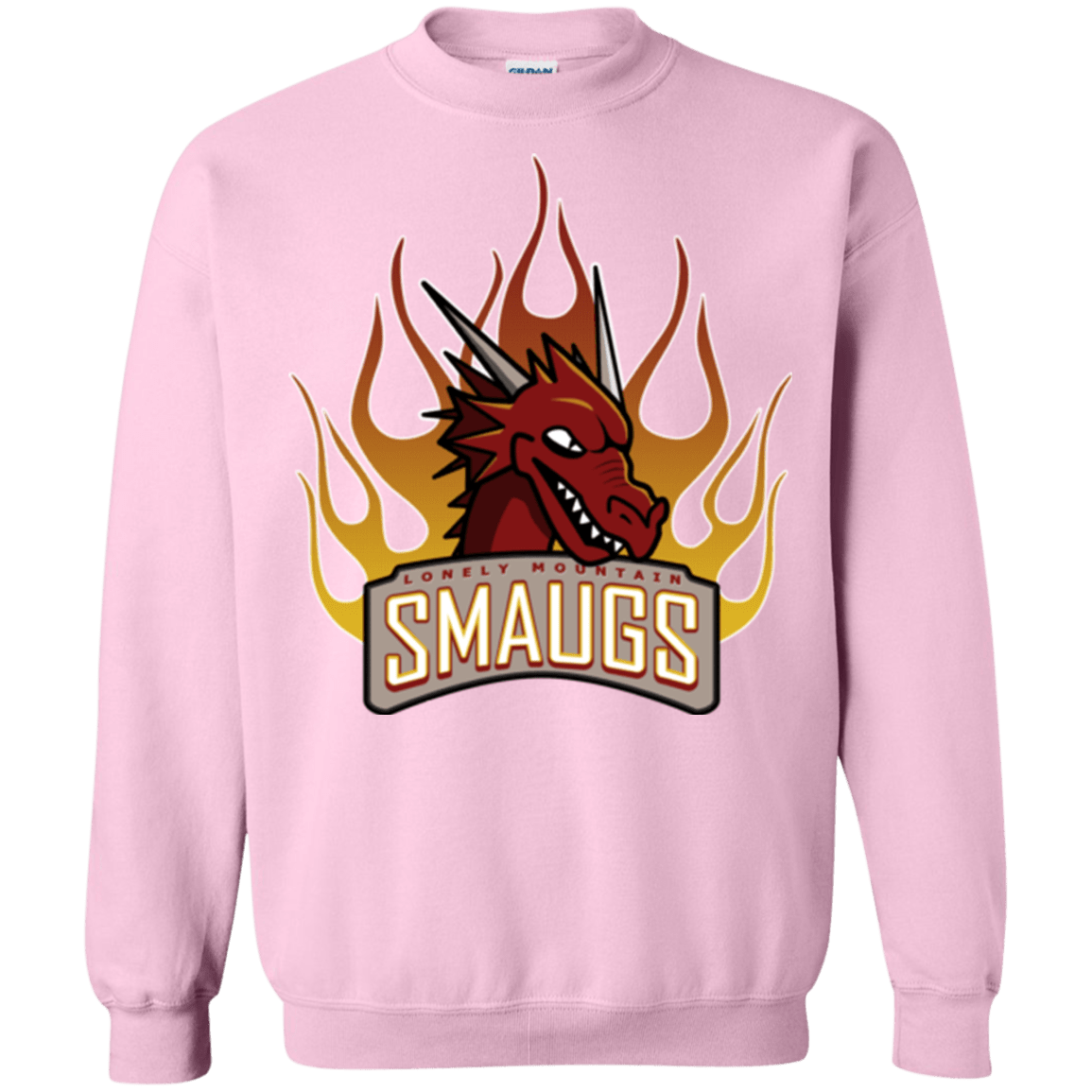 Sweatshirts Light Pink / Small Smaugs Crewneck Sweatshirt