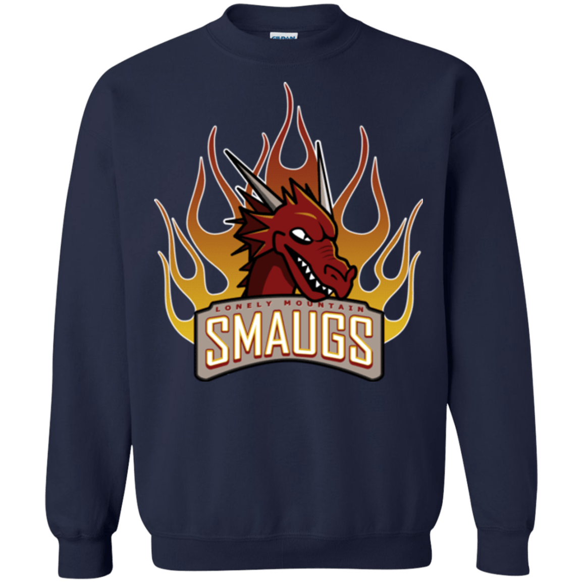 Sweatshirts Navy / Small Smaugs Crewneck Sweatshirt