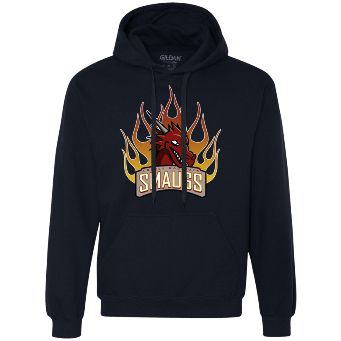 Sweatshirts Navy / Small Smaugs Premium Fleece Hoodie