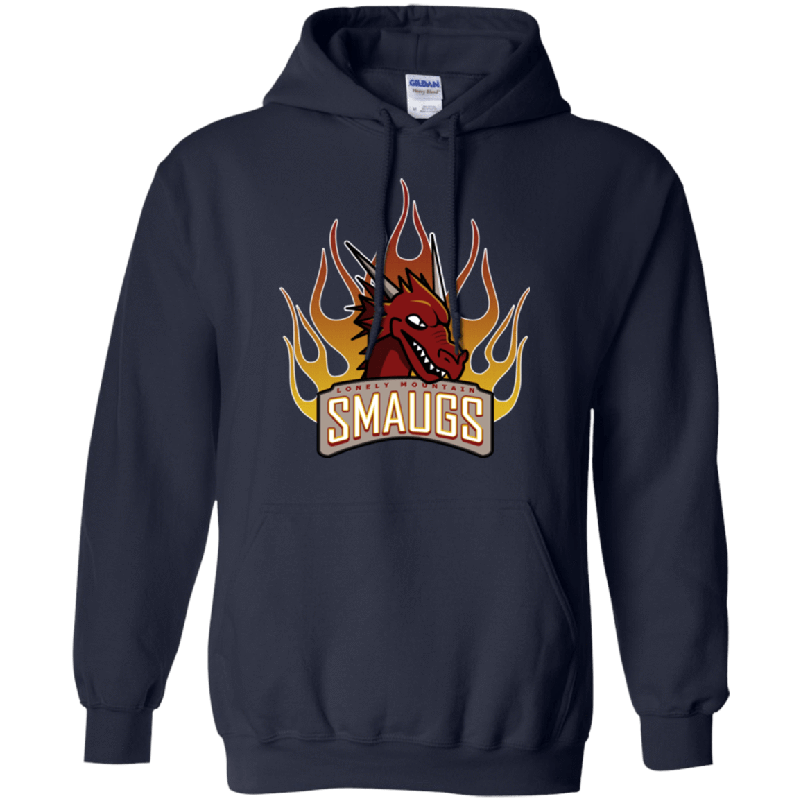 Sweatshirts Navy / Small Smaugs Pullover Hoodie